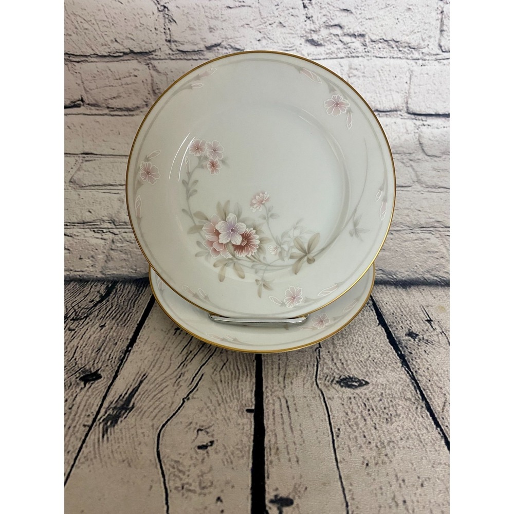 Vintage Legendary By Noritake Shrewsbury 3490 Bread Plates Set of 2 Floral